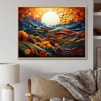 «Countryside Fusion Unveilé I» sur toile