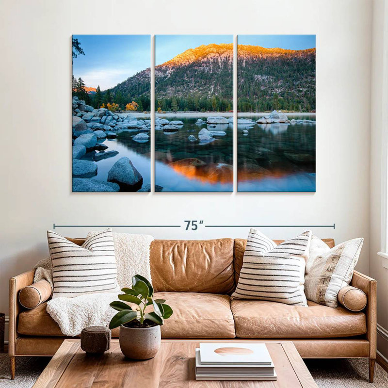 Alvord Rocky Lake Tahoe, 42" H x 65" W