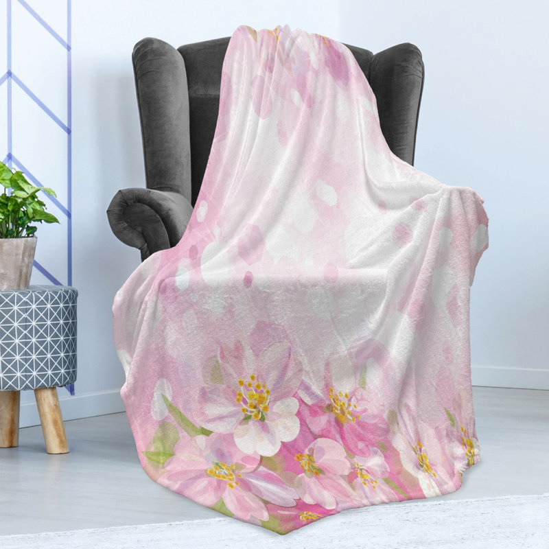 Hand Woven Throw Blanket, 50" W x 70" L