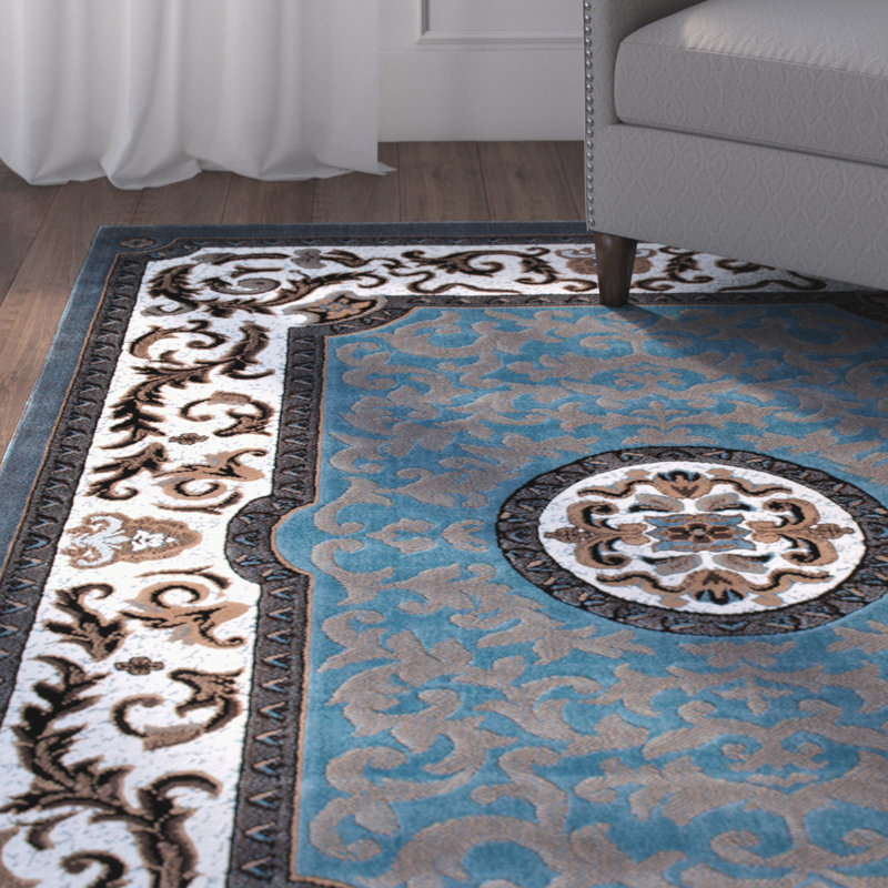 Andrews Floral Indoor Rug, 7'10" x 10'2"