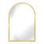 Miroir mural de salle de bain 51 x 76 cm avec cadre en métal, doré-1412992306-1413225046