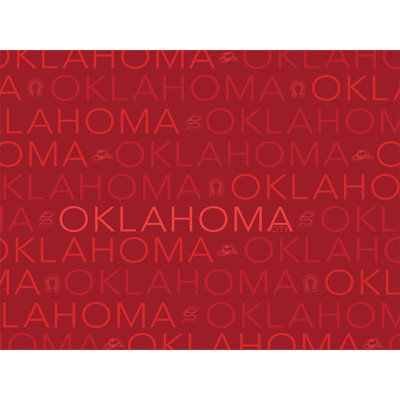 «Oklahoma City Oklahoma», impression sur toile tendue