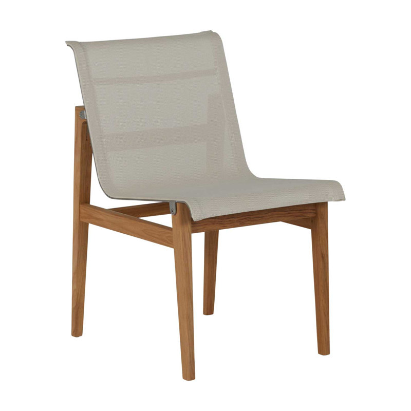 Coast Patio Dining Side Chair, Canvas Sling
