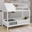 Lit simple en bois avec clôture-1439641399