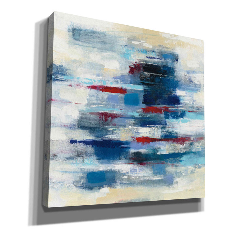 «Spinnaker» par Silvia Vassileva, art mural sur toile, H 26 po x l 26 po x P 1,5 po