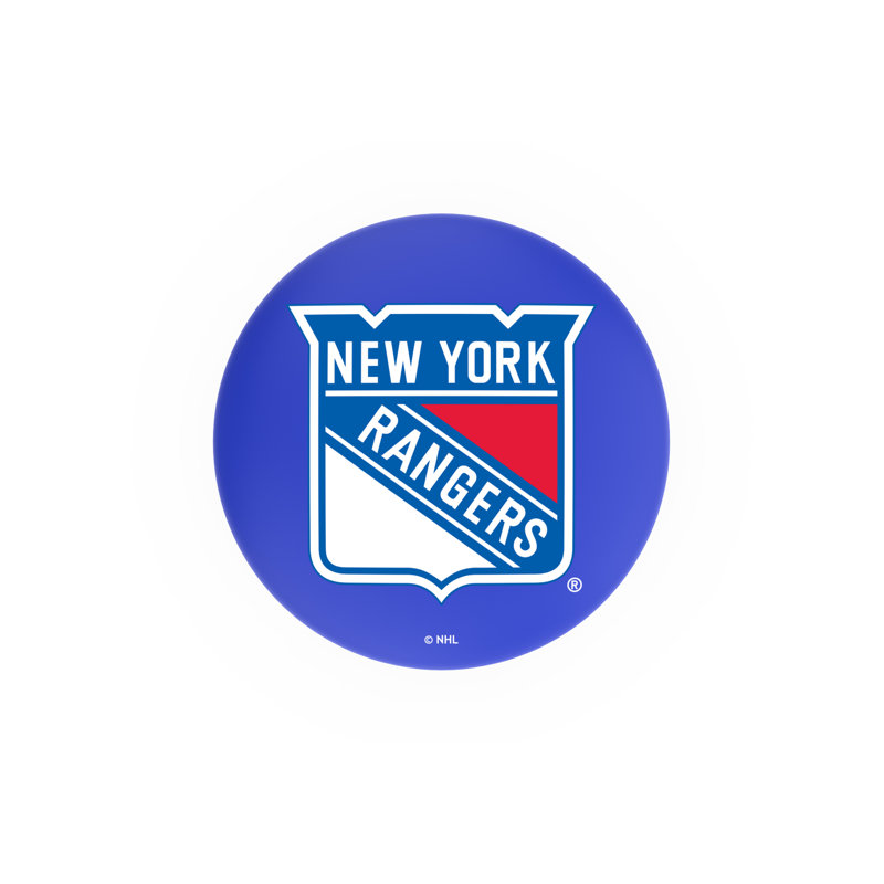 NHL Swivel Bar Stool, New York Rangers, Bar Stool ( 30" Seat Height)