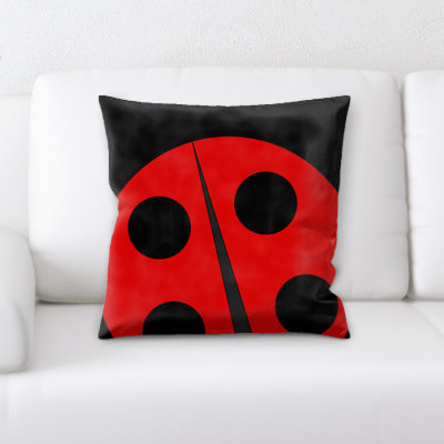 Ladybug Throw Pillow
