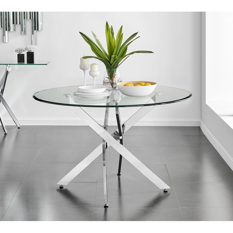 Eubanks Dining Set with 6 Chairs, White