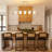 5 - Light Dimmable Kitchen Island Modern Linear Chandelier-305411050