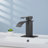 Single Handle Single Hole Bathroom Faucet With Deckplate And Waterfall Spout ( 1 Pack )-111845730