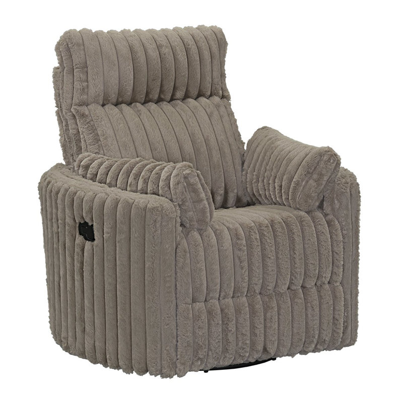 Maureen Swivel Glider Recliner, Tan