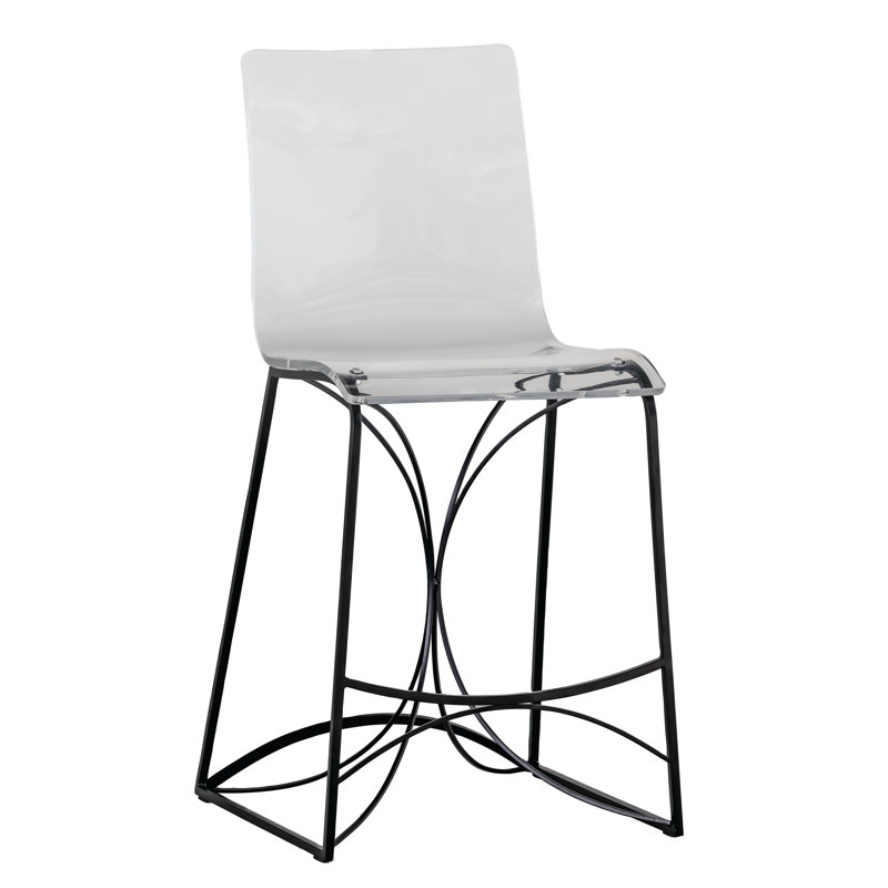 Angela 24.75″ Counter Stool, Counter Stool (24.75" Seat Height), Antique Gold