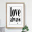 Love Always - Picture Frame Typography-62802715-62802716