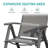 Foldable Patio Dining Armchair