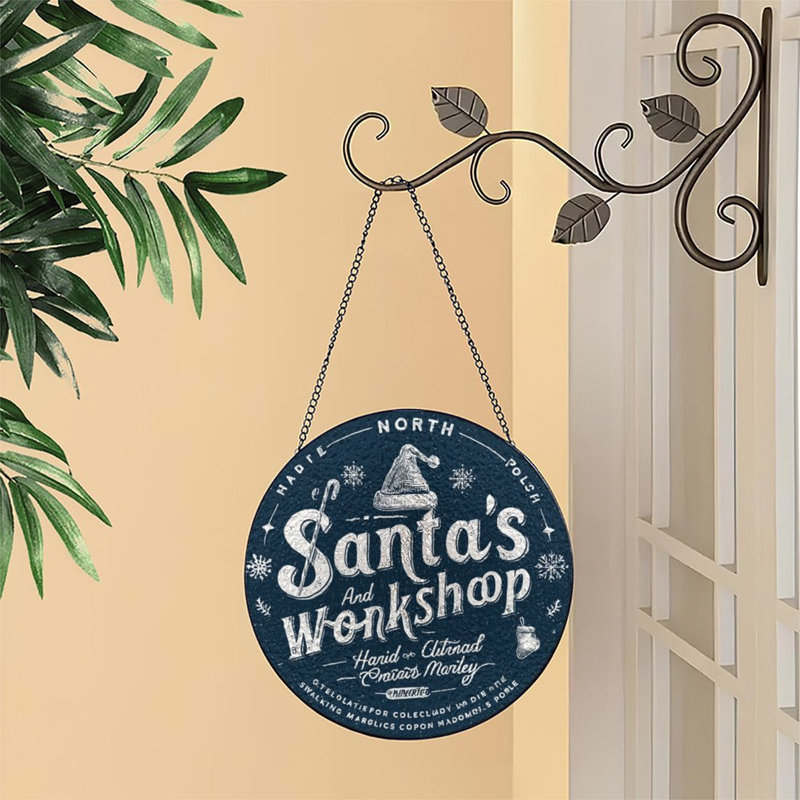 Pare-soleil vitrail pour atelier Santas, 9,8 x 9,8 po (25 x 25 cm)