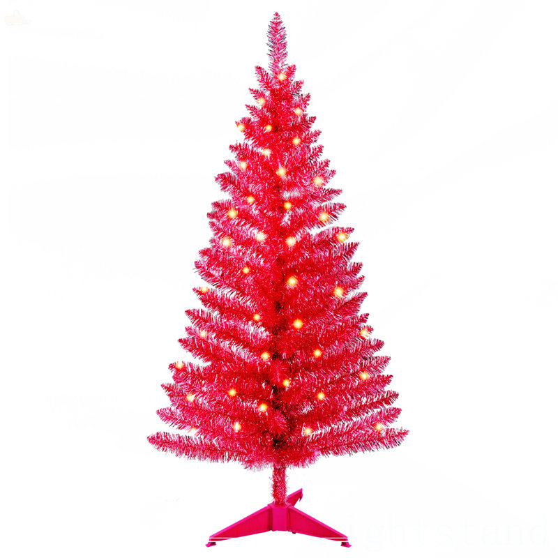 Arbre de Noël rouge 4 pi