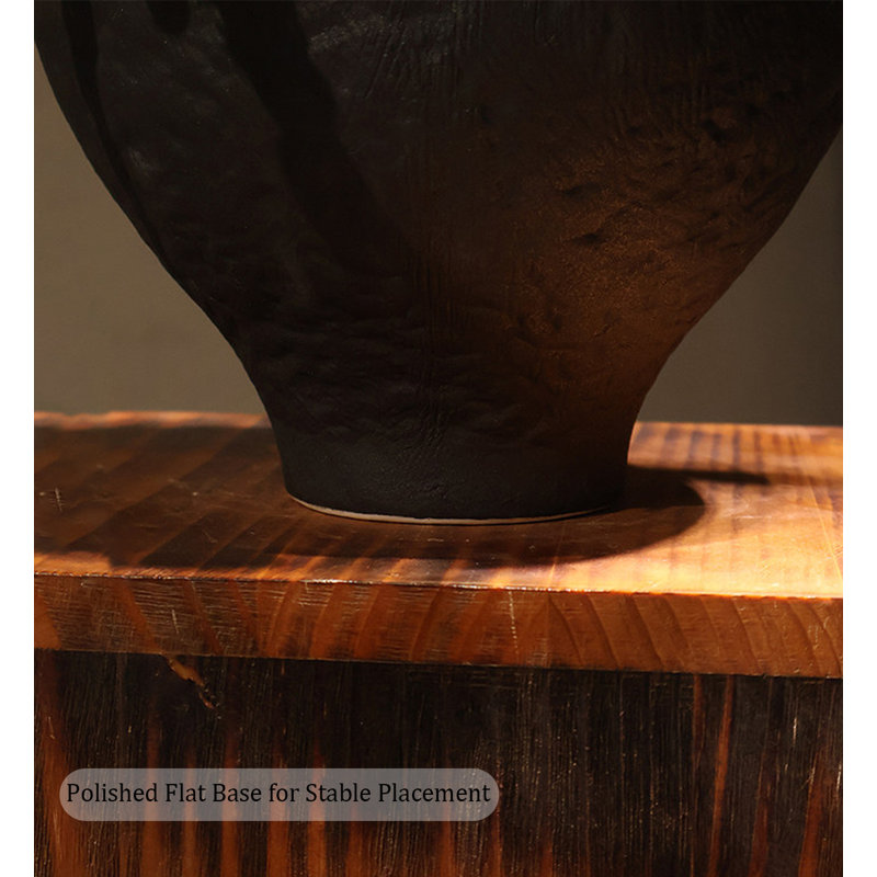 Arrangement floral de vase en céramique Zen Wabi Sabi