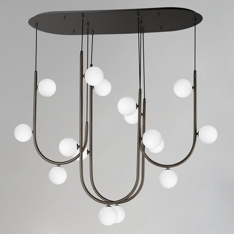 Contour 16 - Light Pendant, Brushed Bronze