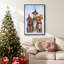 Christmas Party Mutts, toile tendue avec châssis-981849566-981849569