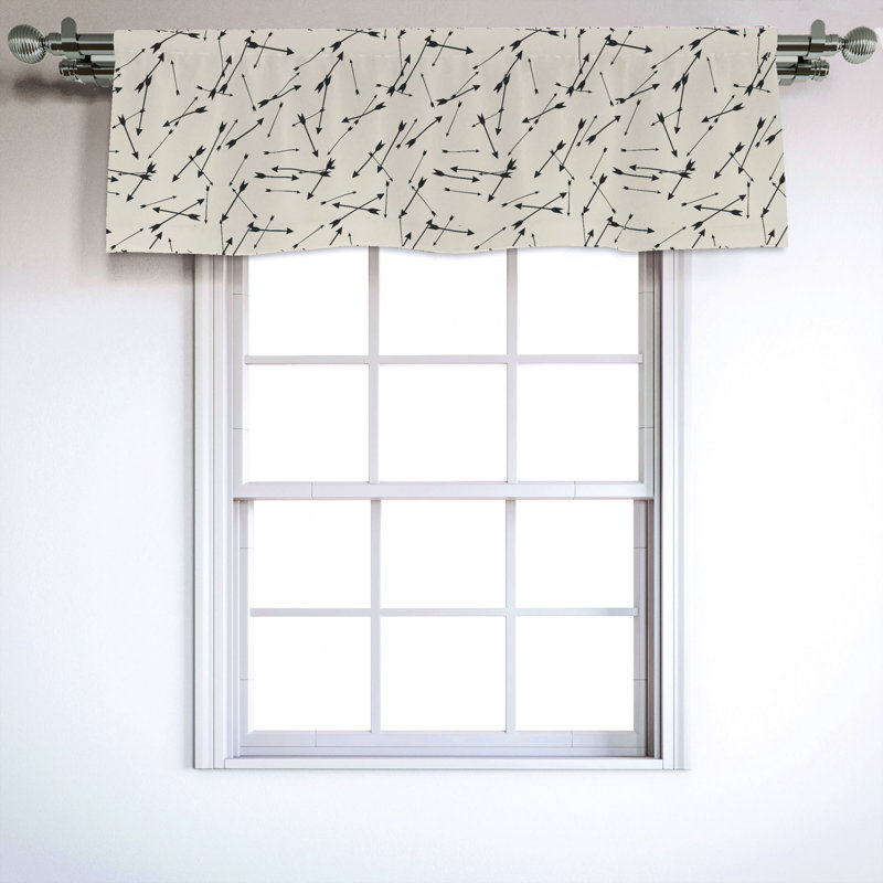 Sateen Ruffled Window Valance