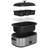 Roaster with Removable 3-bin Buffet Server,Silver-102029742