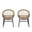 Chaise Edgar (ensemble de 2)
