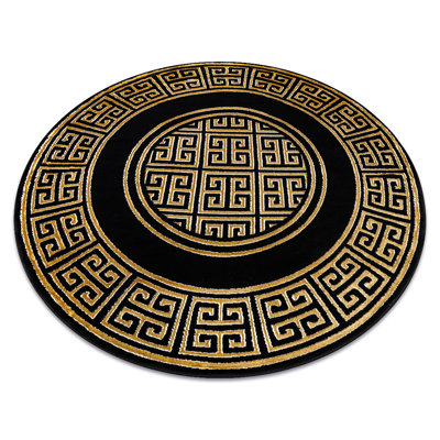Round Eisenach Geometrisch Area Rug