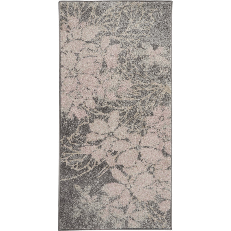 Tapis traditionnel gris Deedra, Rectangle 2 pi x 4 pi