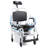 Reclining Shower Wheelchair, Rolling Shower Chair With Wheels, And Commode Wheelchair For Seniors, Disabled, Bariatric & Handicap - Padded Transfer Rolling Chairs With Arms