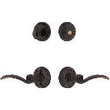 Nostalgic Warehouse Rope Rosette Entry Set with Swan Lever