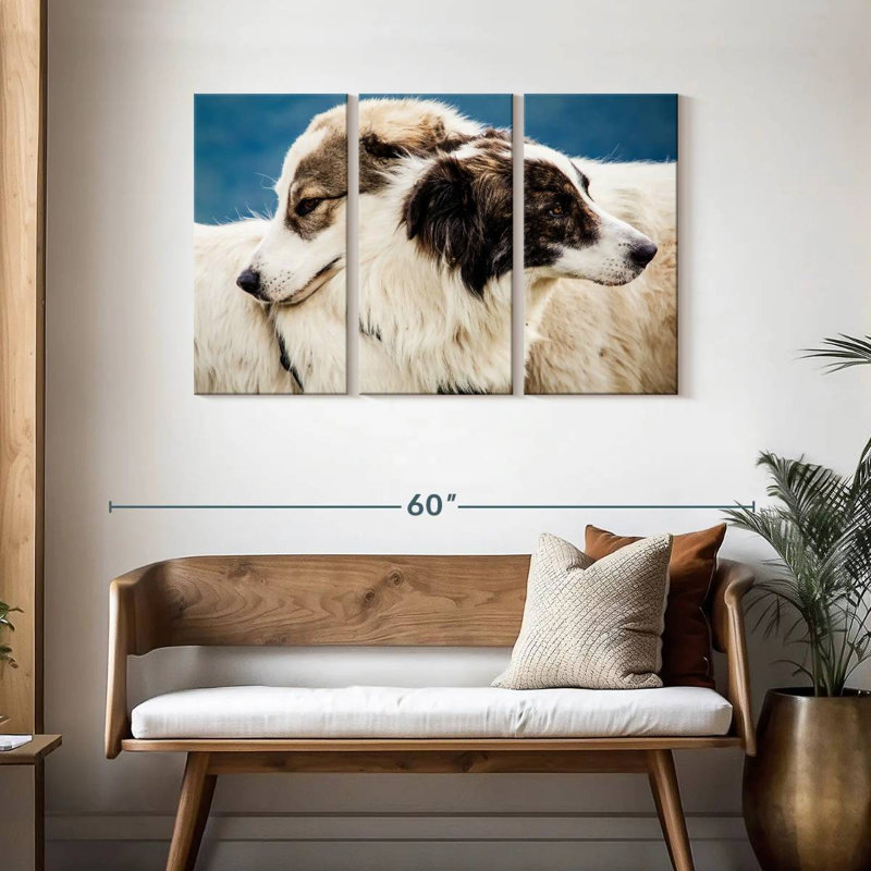 Brampt Australian Shepherd Dogs, 28" H x 45" W