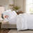 Cooling Cotton Blend Sheet Set, Breathable 4-Piece Bedding