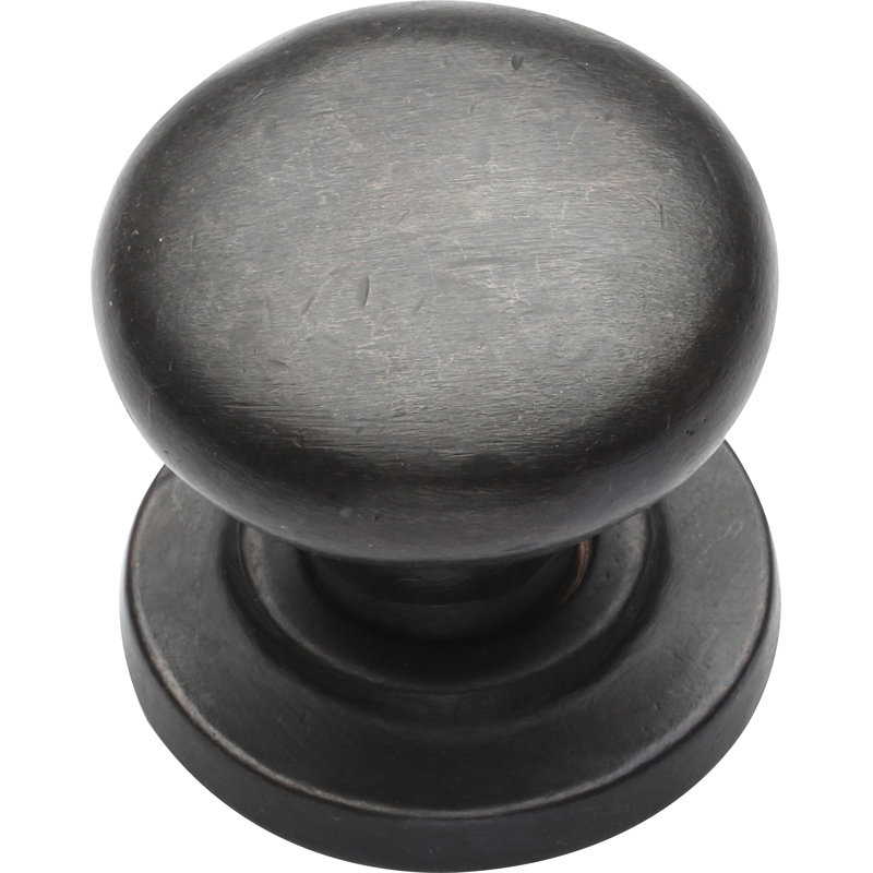 Bouton d'armoire rond rose, Bronze foncé, 1.5