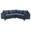 Canapé modulaire Sandridge, bleu marine