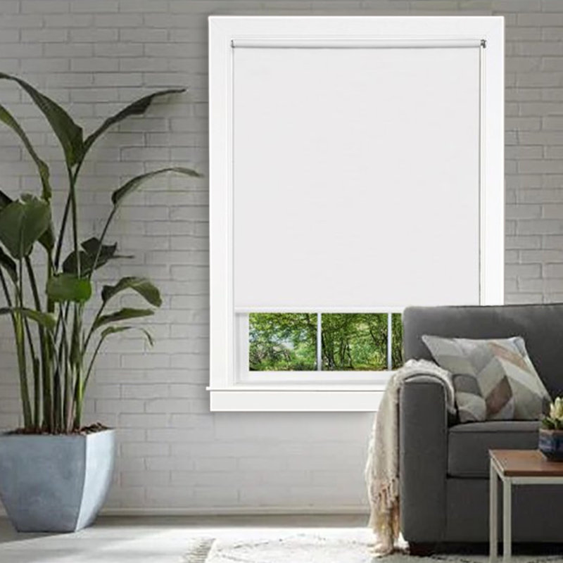 Rideau roulant obscurcissant Lilie, blanc, l 73 po x L 72 po