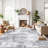 Elroy Arnedoy Modern Abstract Machine Washable Area Rug with Non-Slip Backing-519927591