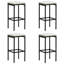Vian Outdoor Barstool, Poly Rattan, Polyester-106426847-106426846-106426843