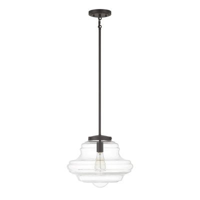 Marah 1 - Light Single Dome Pendant in Oil Rubbed Bronze
