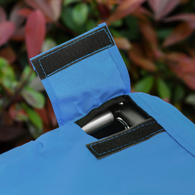 Collapsible Pet Carrier, 110cm H x 90cm W x 65cm D, Blue