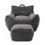 Fauteuil à billes avec accoudoirs et repose-pieds-1744401878