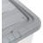 17qt Clear Plastic Storage Bin with Lid and Latching Buckles