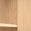 Meuble-lavabo moderne moderne de 58,3 po Ovia avec rangement à fermeture en douceur, tablettes réglables et conception à dossier ouvert