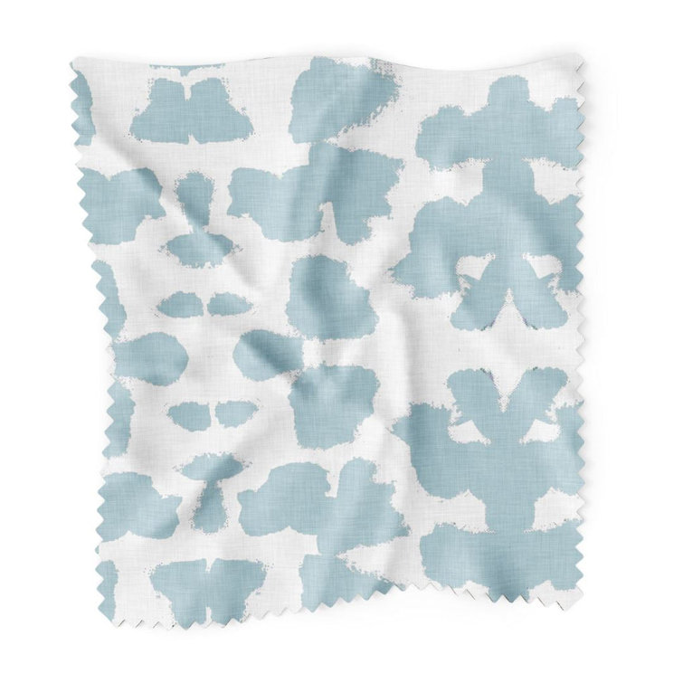 Chintz Mist Faux Hide Fabric by the Yard