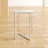 Vickiana Glass Top End Table
