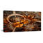 Abstrait art mural sur toile, impression fractale orange foncé - Fleur fractale orange foncé-20880456-33818926