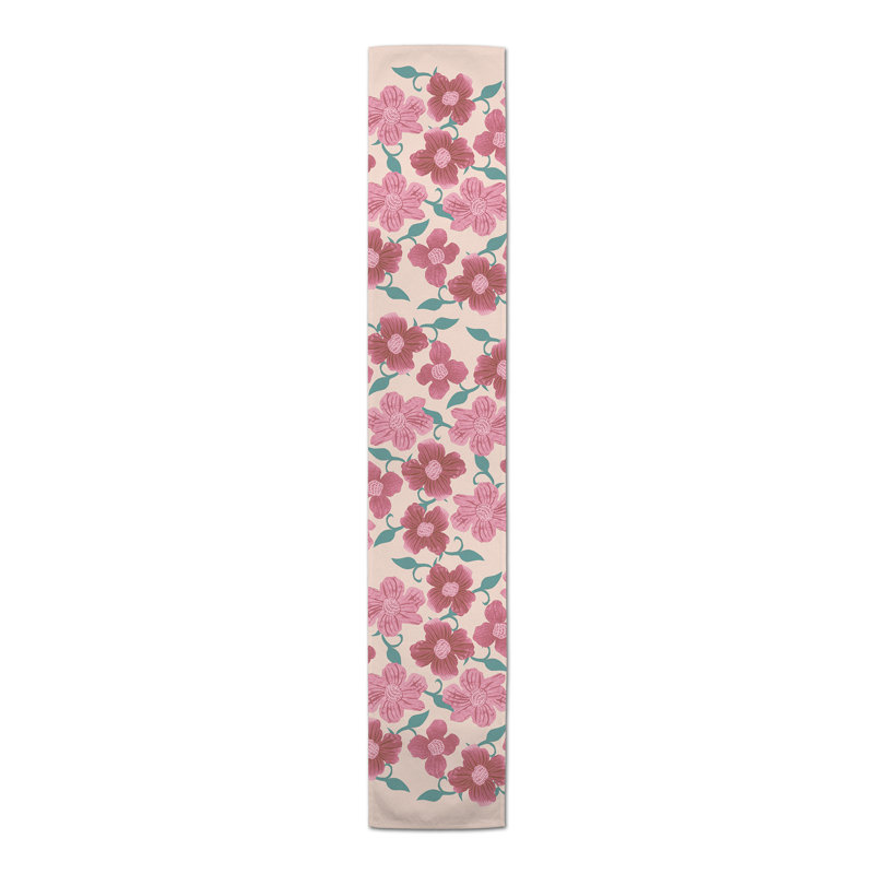 Floral Table Runner, 90" x 16"