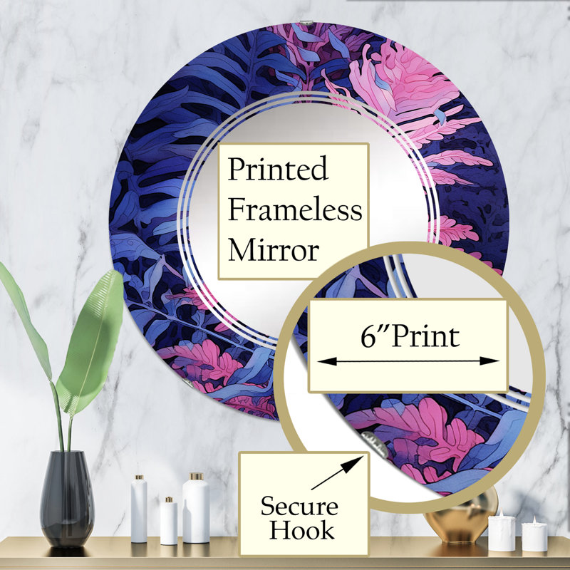 Miroir mural Ashmount, 32 po x 32 po