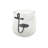 Cole And Grey Glass Candle Holder With Black Metal Accents-2126759592