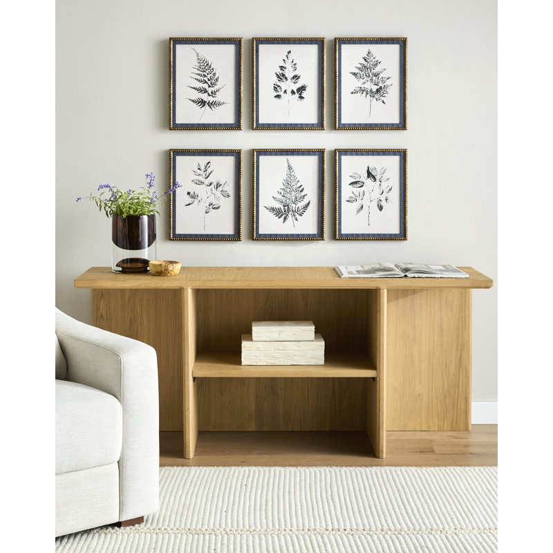 Casein Wall Art, Dark Brown