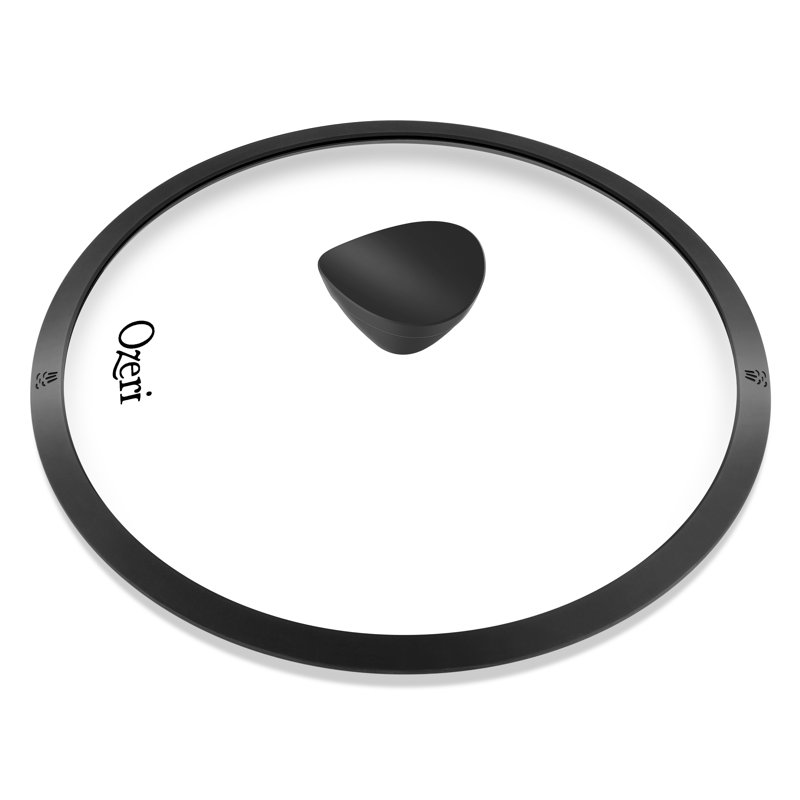 Earth Fry Pan Lid, in Tempered Glass, 10" W